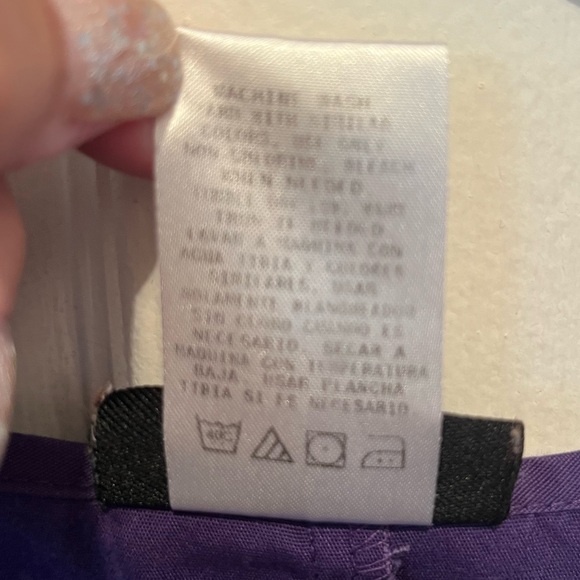 Women’s Cherokee Deep Purple Scrub Top, Sz L - Picture 4 of 7